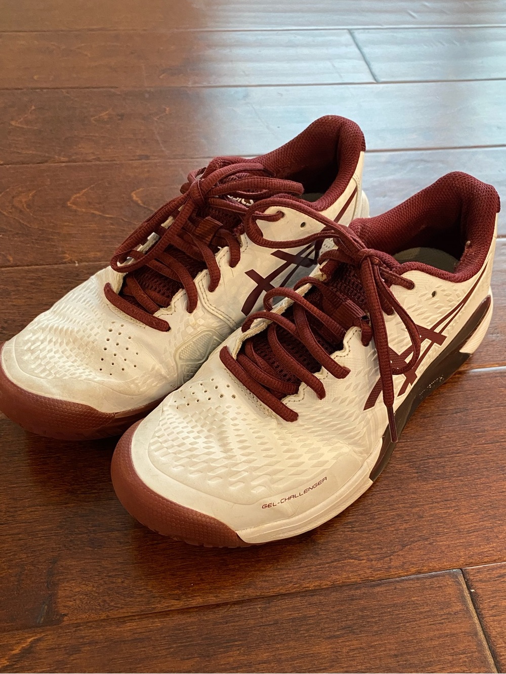ASICS Gel-Challenger 14 Men's Tennis Shoes Size 7 (Fits Women's 8.5) Maroon